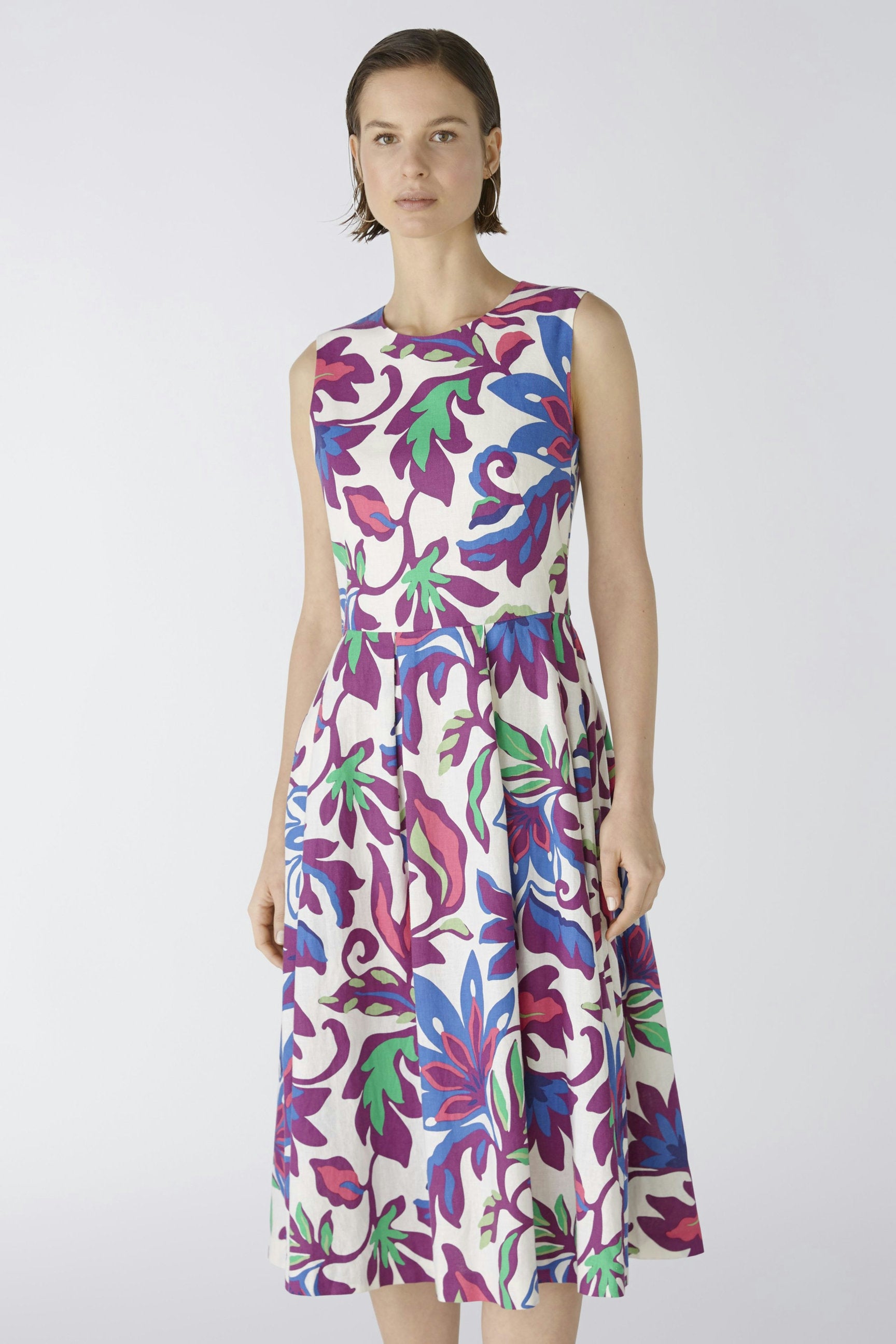 Midi Dress Linen Cotton Blend_86704_0416_01
