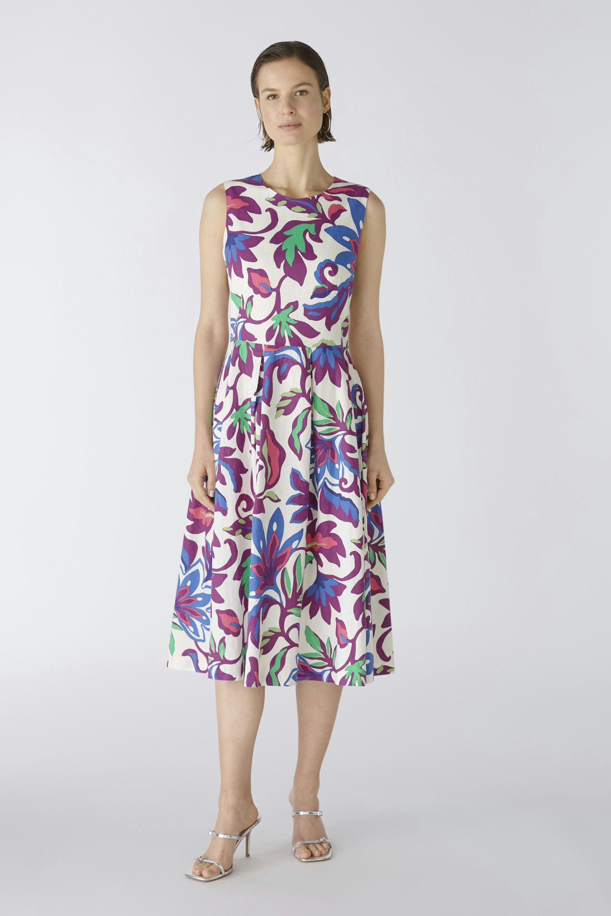 Midi Dress Linen Cotton Blend_86704_0416_02
