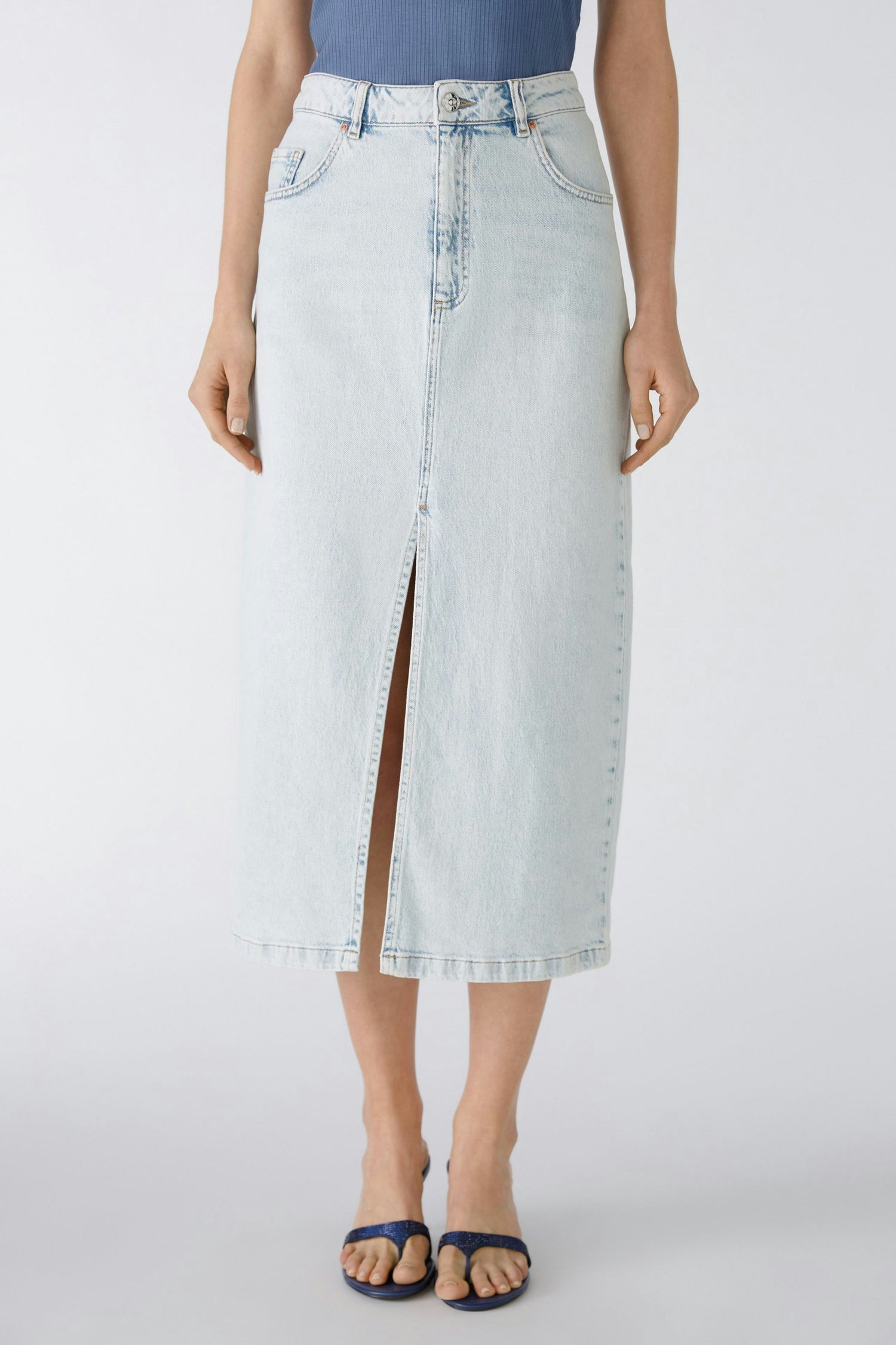 Denim Skirt The Maxi Mid Waist_86729_5300_02