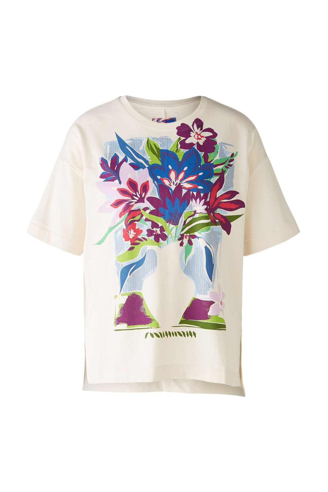 T Shirt Cotton With Front Print_86740_1042_01