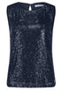 Black Sleeveless Blouse With Sequins_8718 3388_8543_01