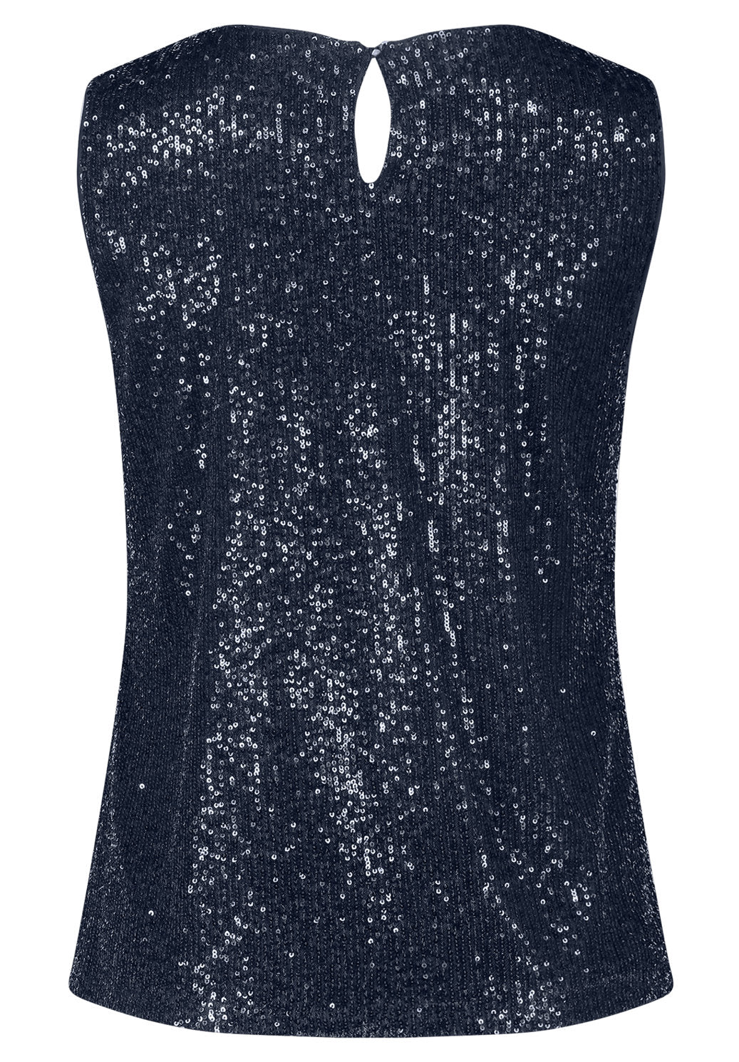 Black Sleeveless Blouse With Sequins_8718 3388_8543_02