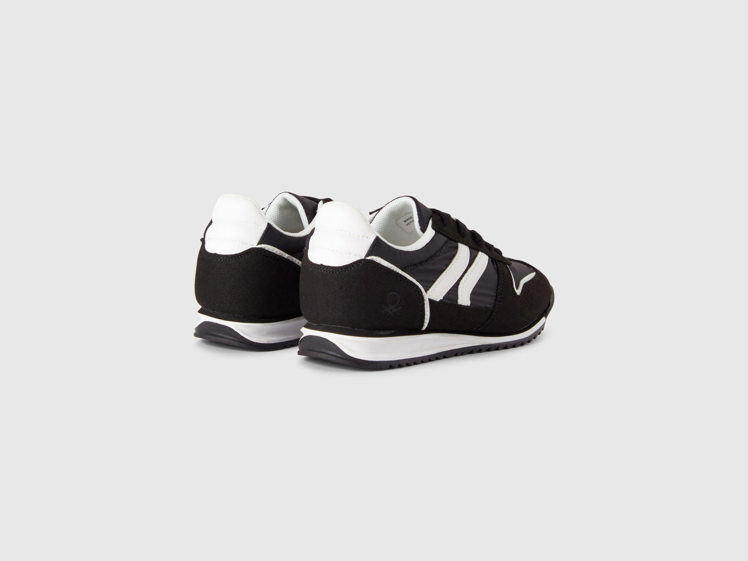 Benetton_Sneakers in Nylon and Suede Fabric_87N9CD01Q_100_03