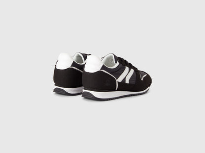 Benetton_Sneakers in Nylon and Suede Fabric_87N9CD01Q_100_03