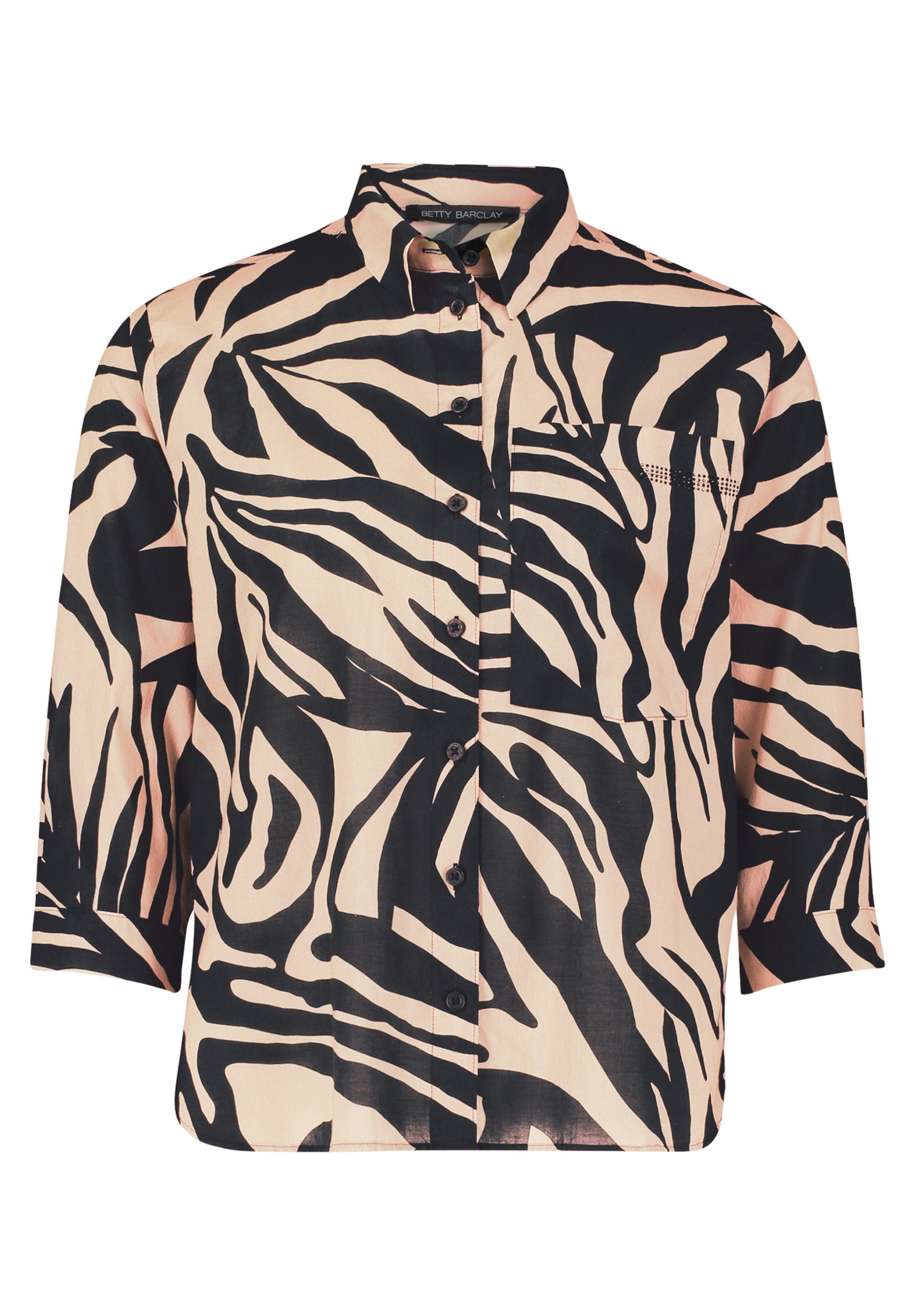 Betty Barclay_Blouse Long 3/4 Sleeve_8814-1213_9875_04
