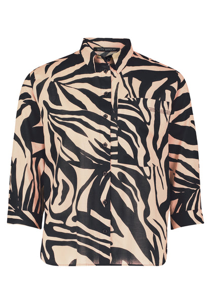 Betty Barclay_Blouse Long 3/4 Sleeve_8814-1213_9875_04