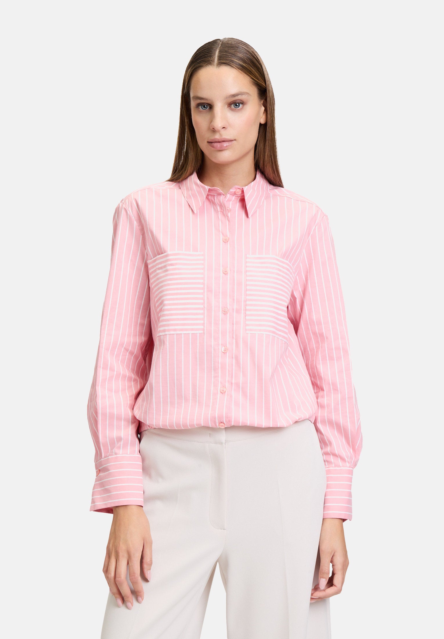 Betty Barclay_Collared Shirt Blouse_8825-1138_4814_01