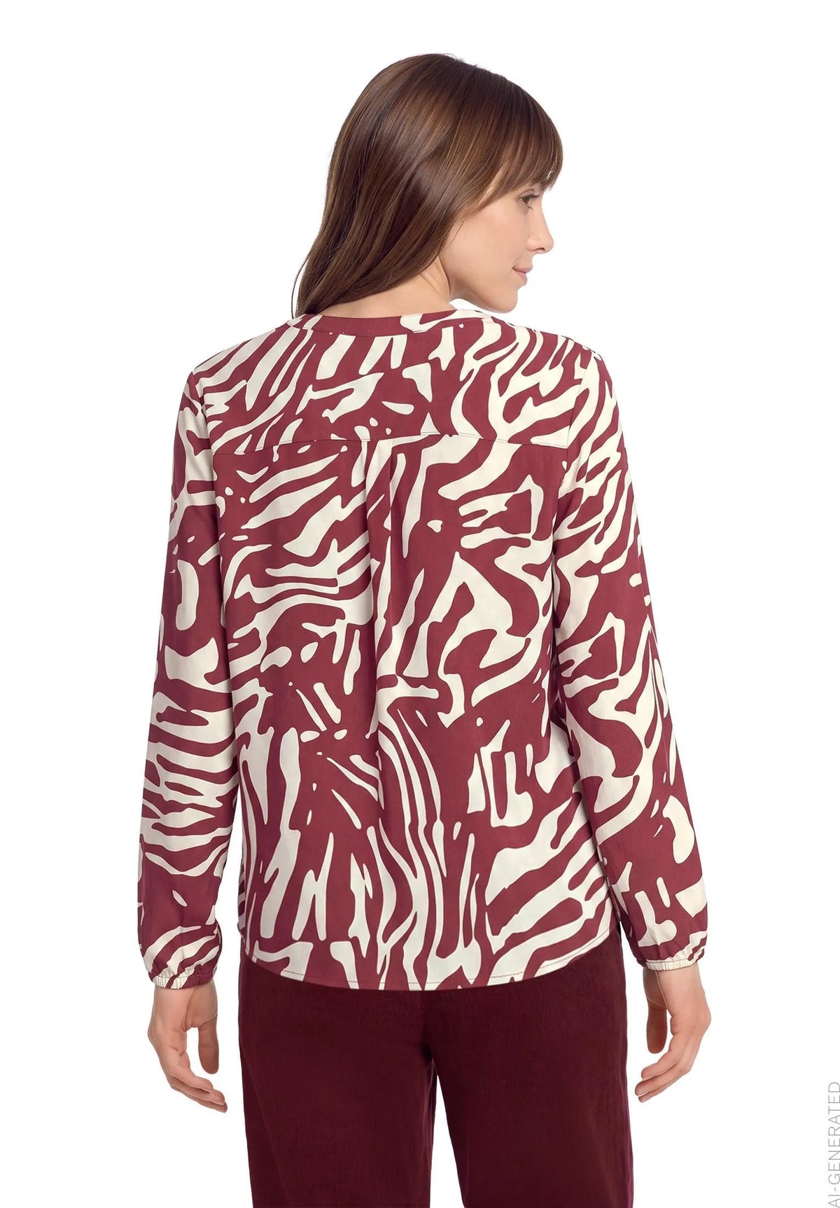 Betty Barclay Nature/Dark Red Women Overblouse SKU: 8826-3151_1806 Image 03