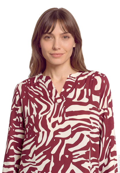 Betty Barclay Nature/Dark Red Women Overblouse SKU: 8826-3151_1806 Image 04