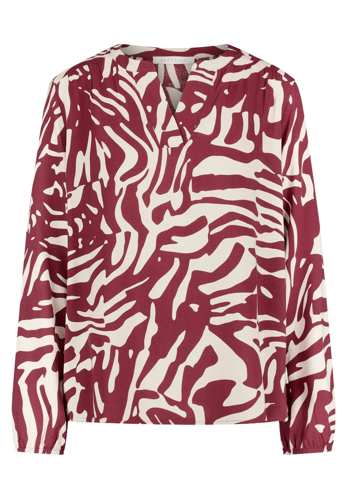 Betty Barclay Nature/Dark Red Women Overblouse SKU: 8826-3151_1806 Image 06