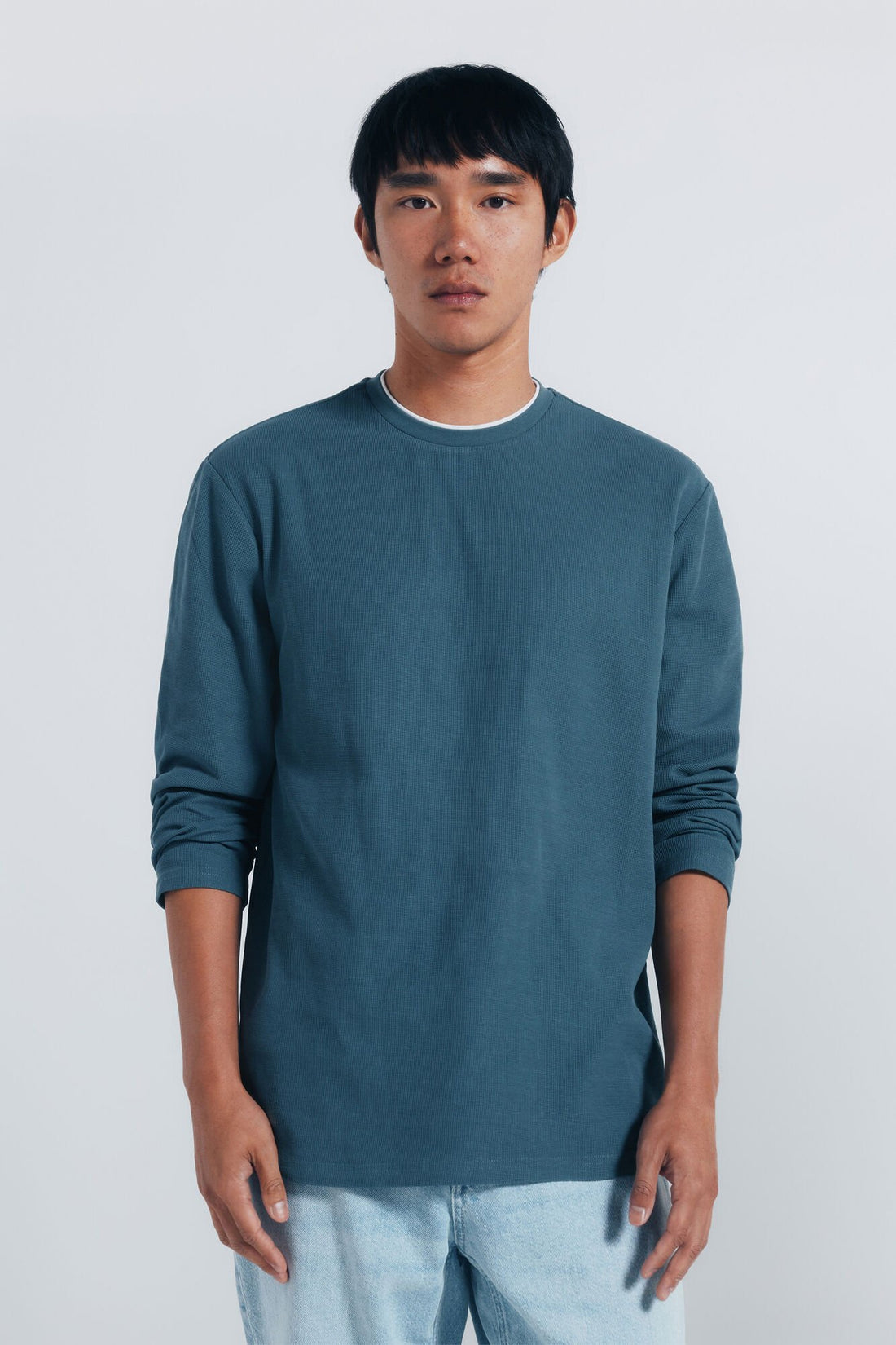 Springfield_Blues_Double Waffle Fabric T-Shirt_8832417_83_01