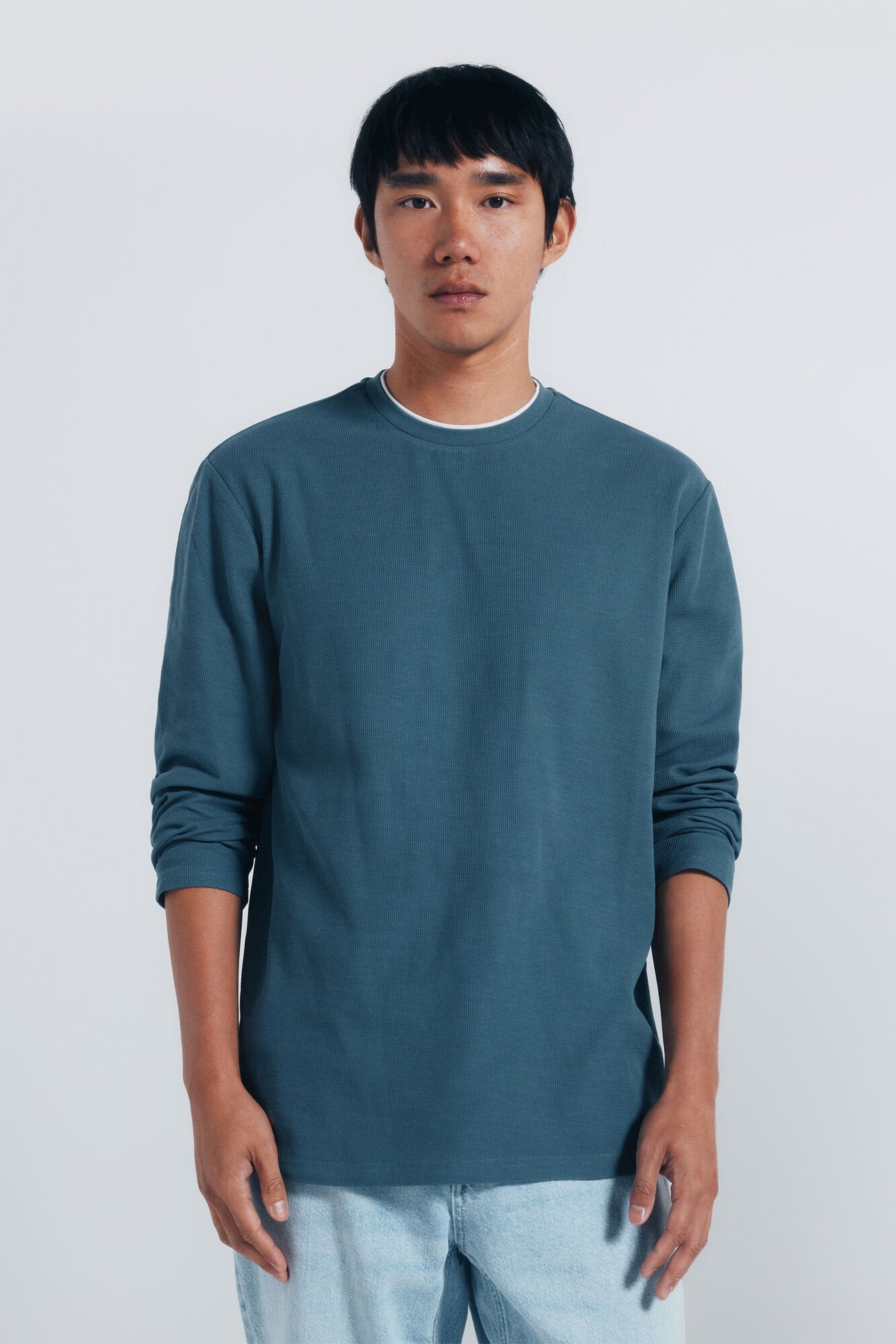 Springfield_Blues_Double Waffle Fabric T-Shirt_8832417_83_01