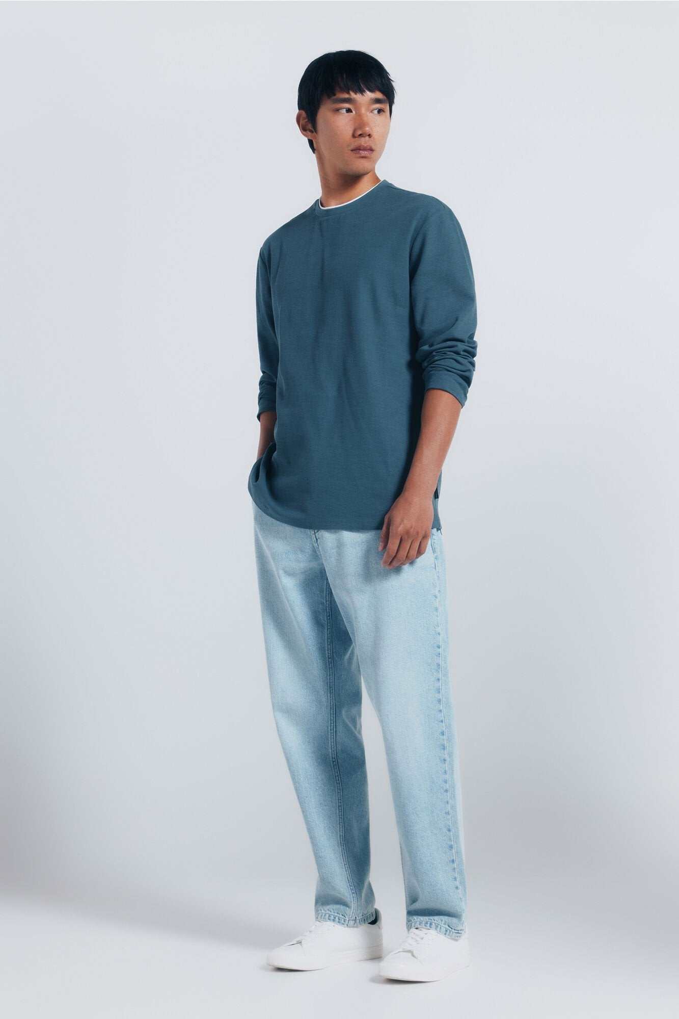 Springfield_Blues_Double Waffle Fabric T-Shirt_8832417_83_03