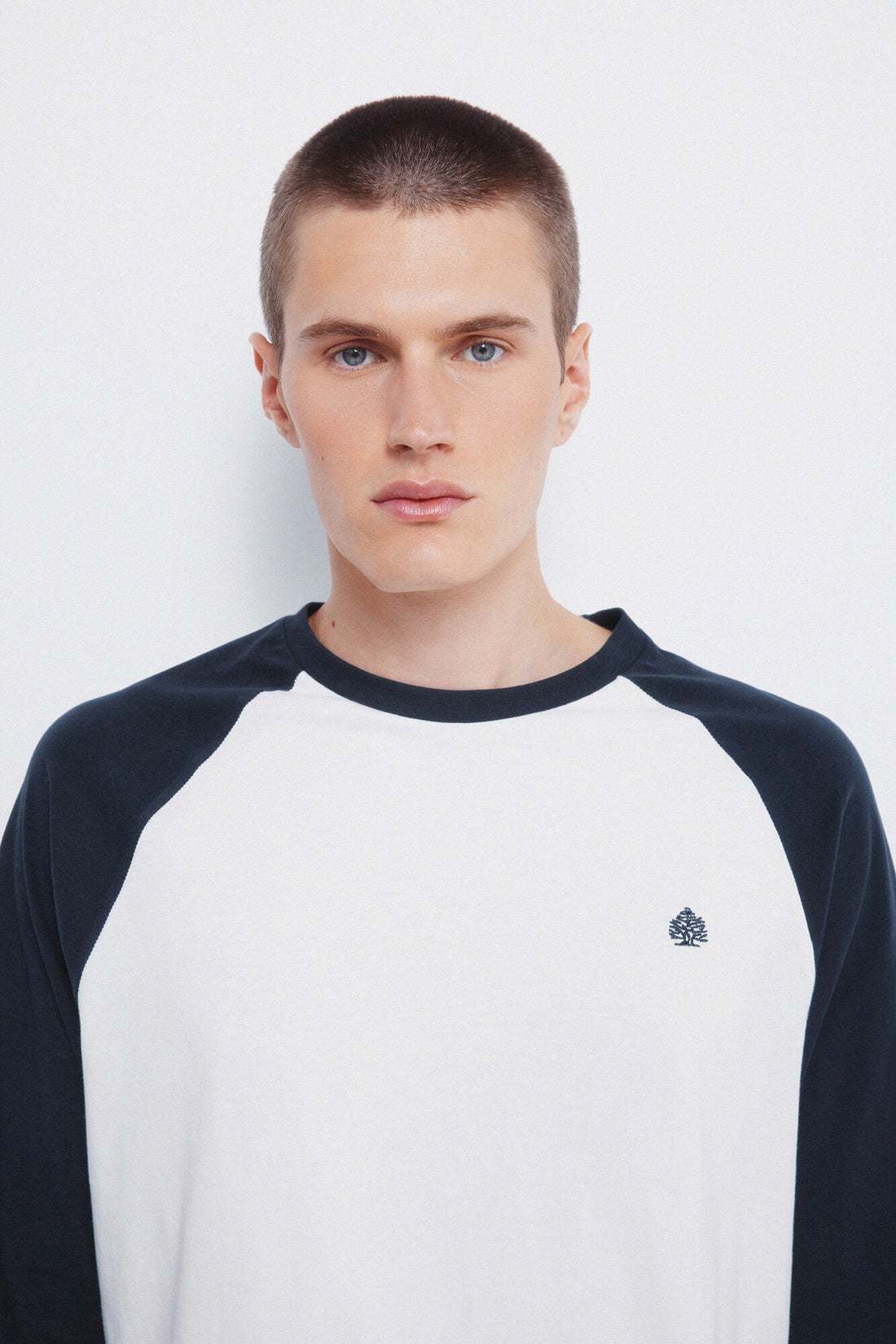 Springfield_Dark Blue_Contrast Long Sleeve T-Shirt_8832422_11_02