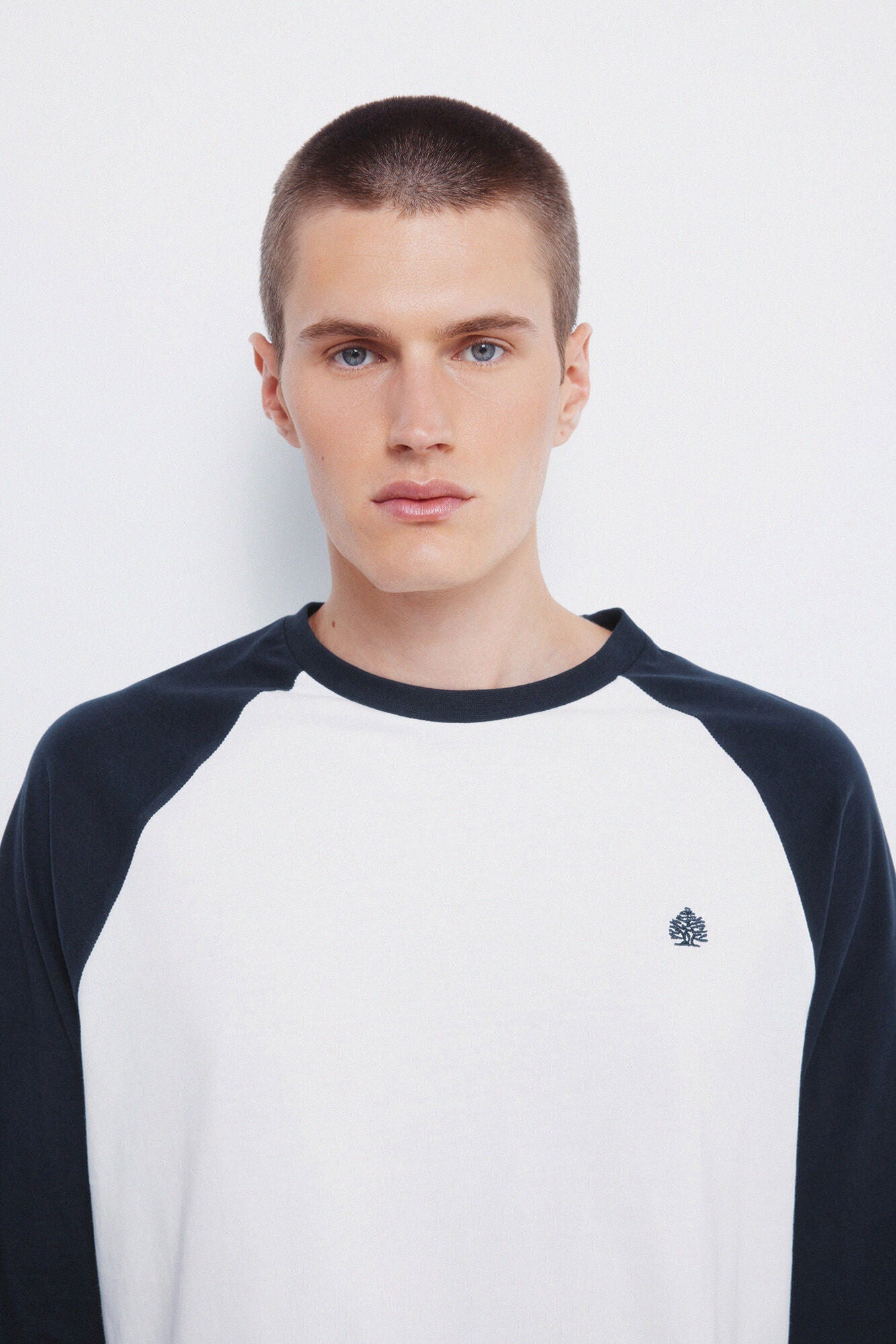 Springfield_Dark Blue_Contrast Long Sleeve T-Shirt_8832422_11_02