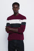 Springfield_Maroon_Long Sleeve PiquŽ Cut-Out T-Shirt_8832426_69_01