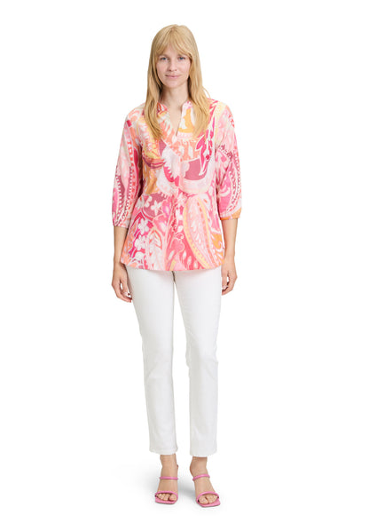 Betty Barclay_Blouse Long 3/4 Sleeve_8838-1228_2844_02