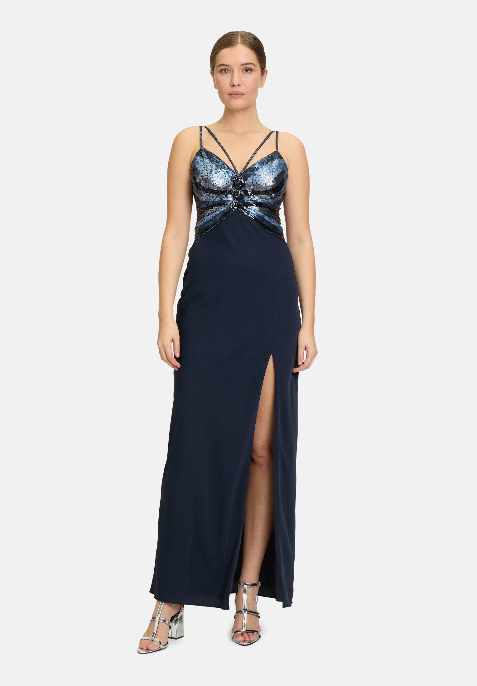 Vera Mont_Evening Dress with Placement_8861-4514_8541_01