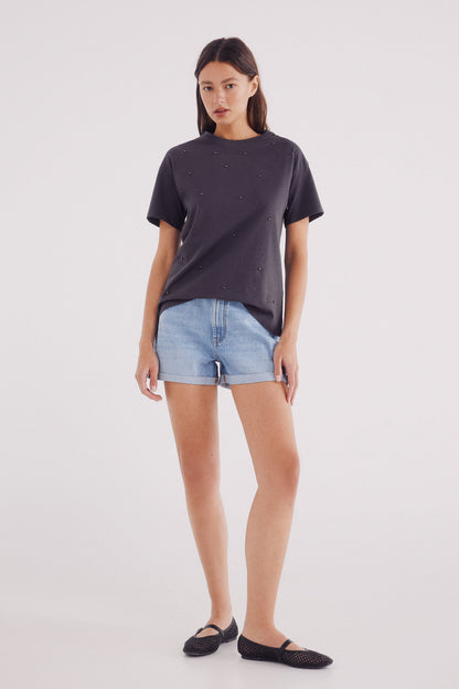 Springfield_Black_Front Pearl T-Shirt_8862575_01_03