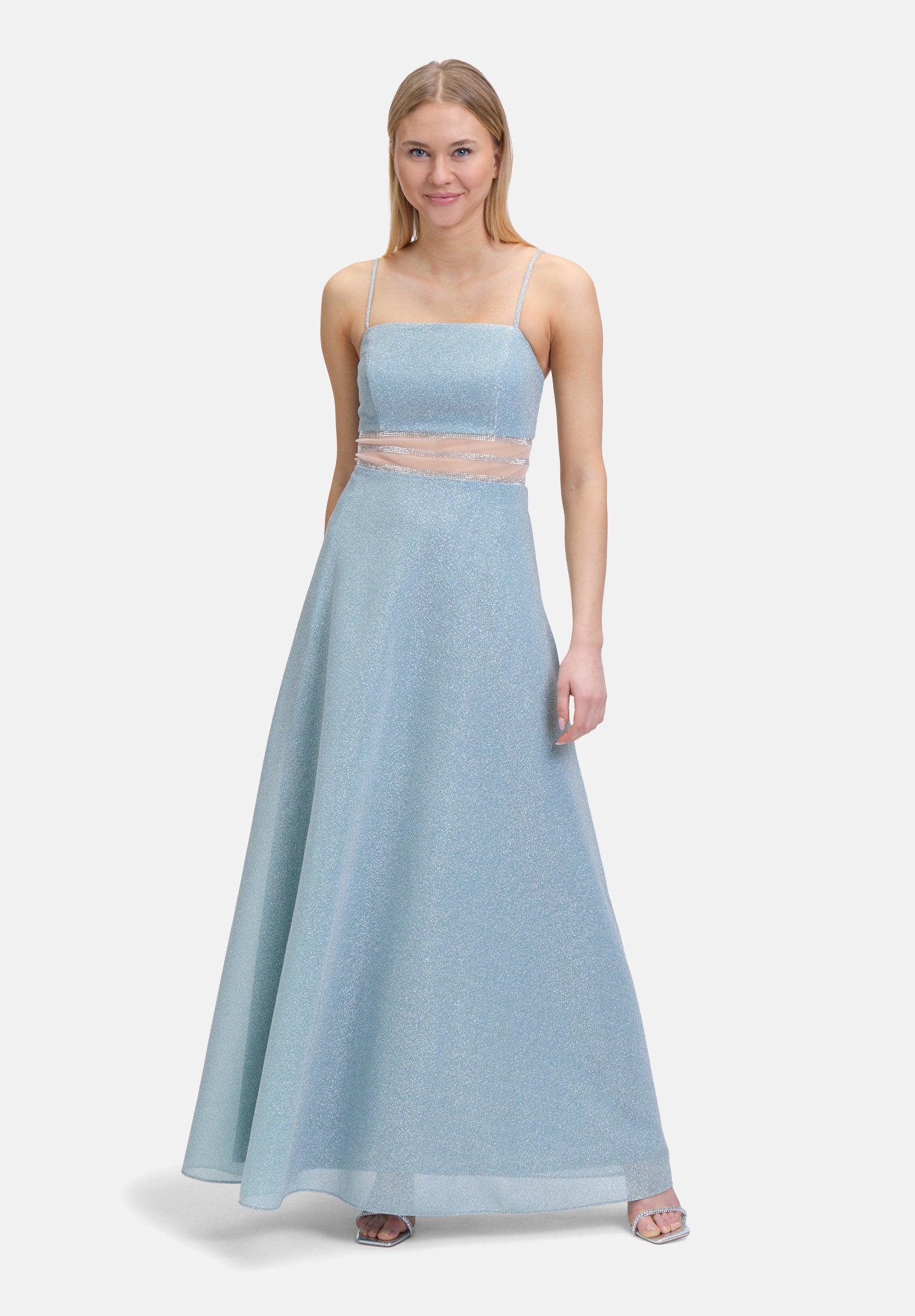 Vera Mont_Evening Dress with Fancy Yarn_8868-4054_5827_01