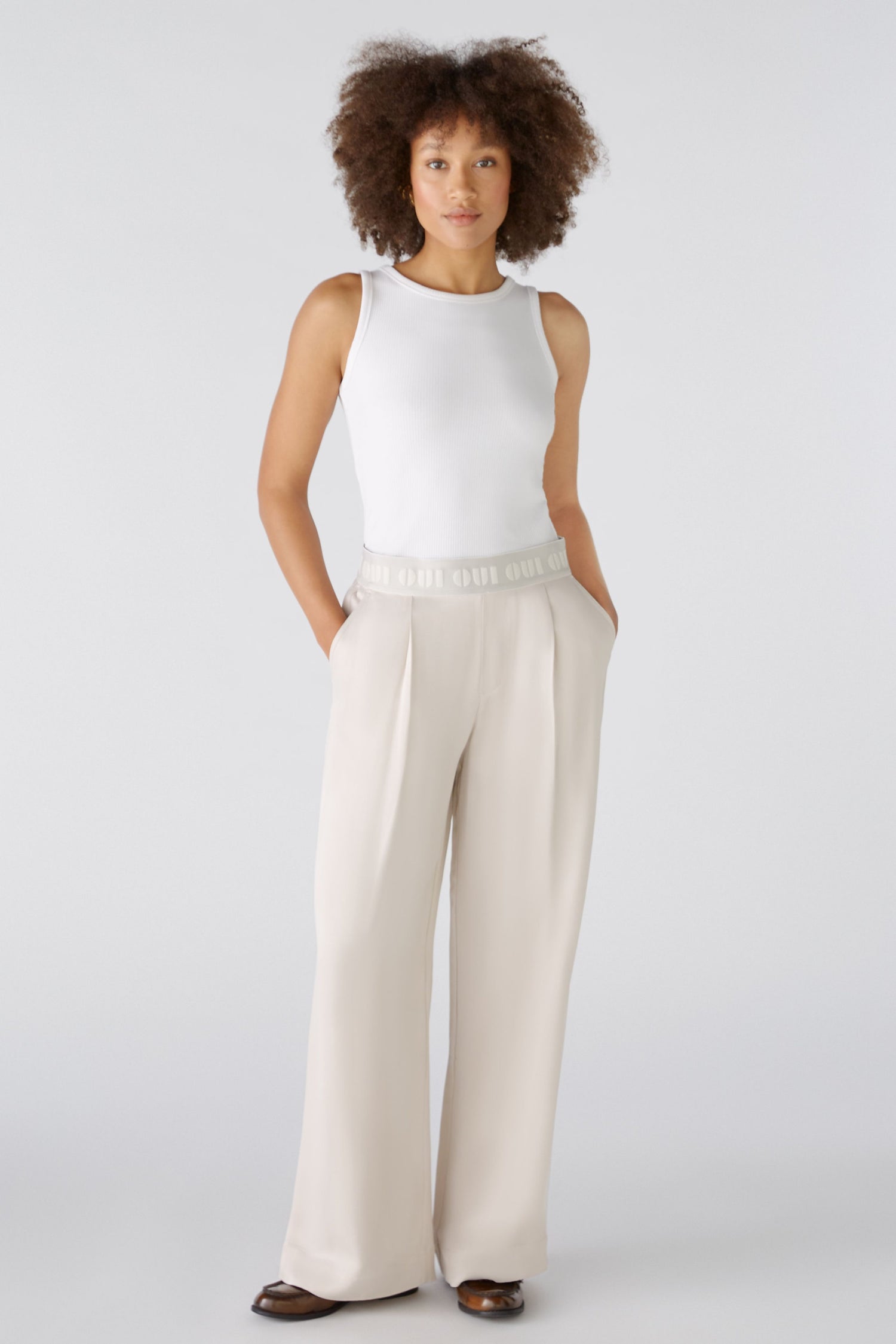 Palazzo Trousers Viscose Mixture_05