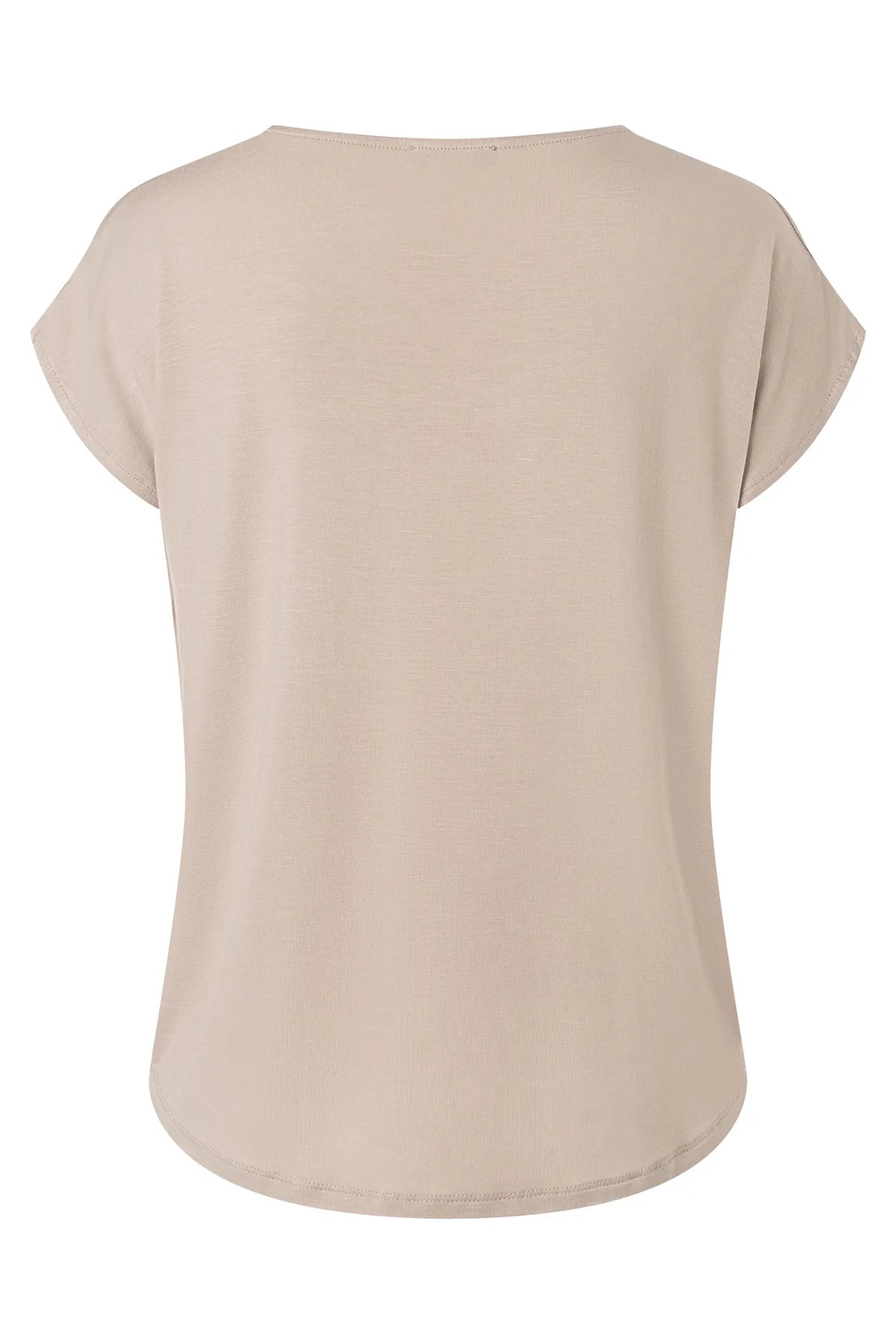 More &amp; More Sand Women Shirt with Satin Front SKU: 88880438_M0207 Image 03