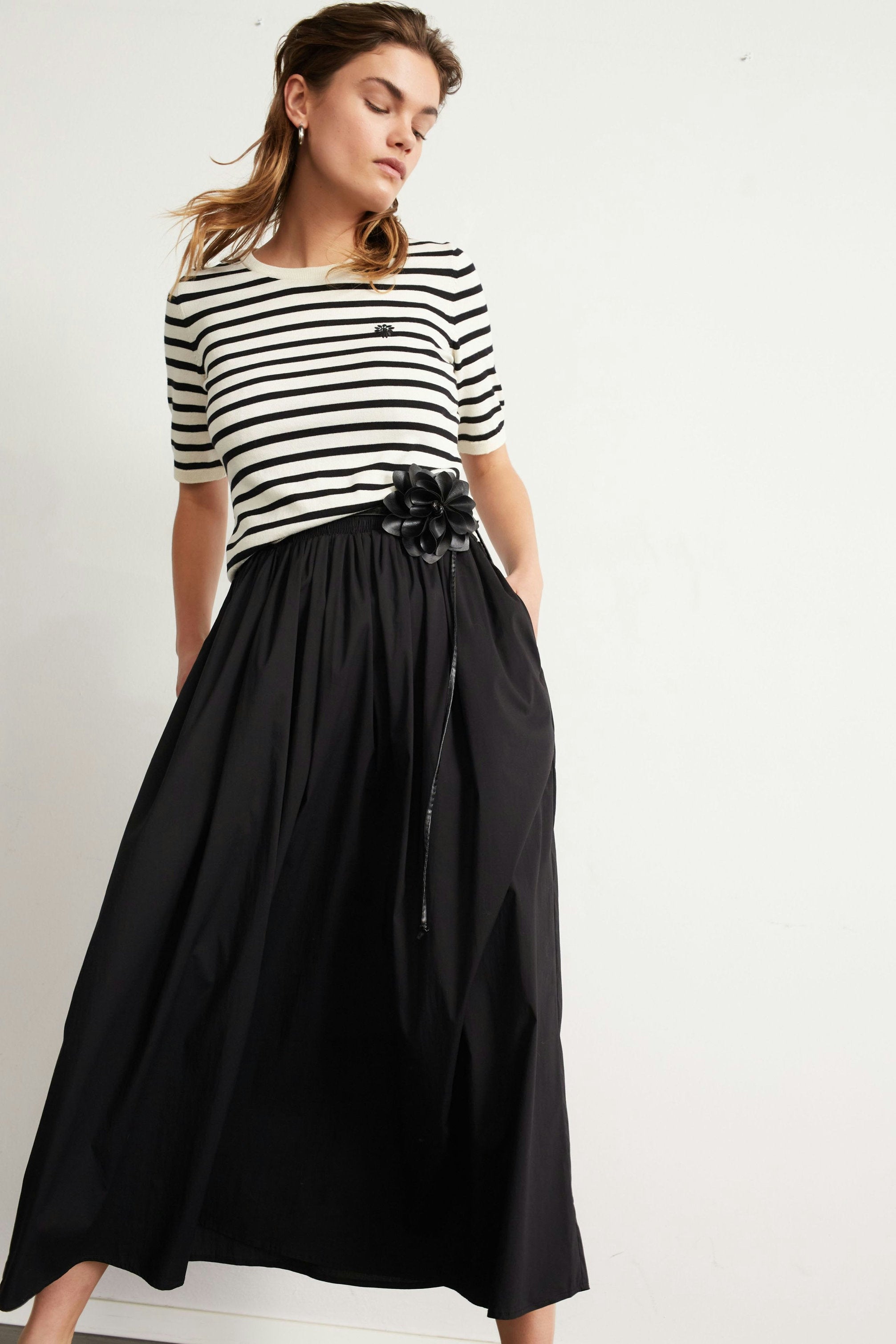 Maxi Skirt With Separate Belt_88978_9990_05