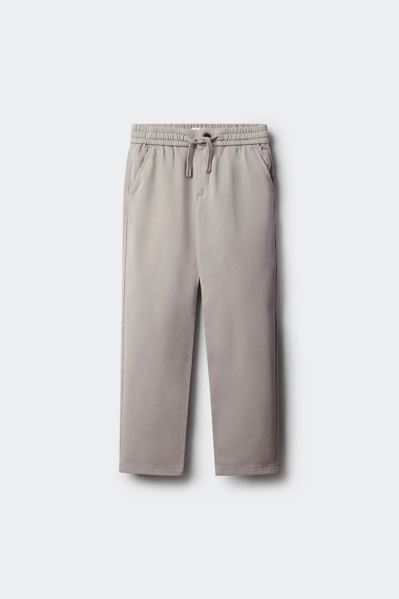 Springfield Gray Boys Comfort Knit Chinos SKU: 8903063_47 Image 01