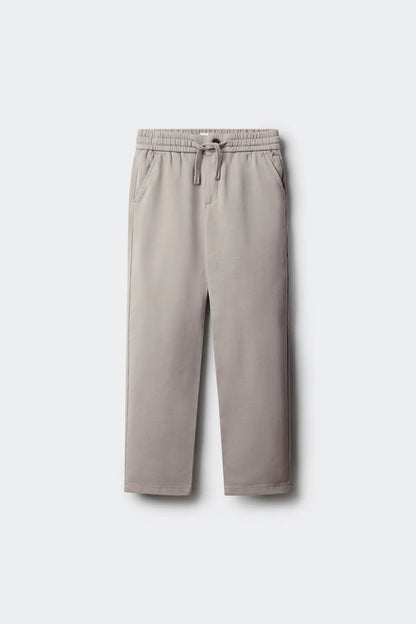 Springfield Gray Boys Comfort Knit Chinos SKU: 8903063_47 Image 01