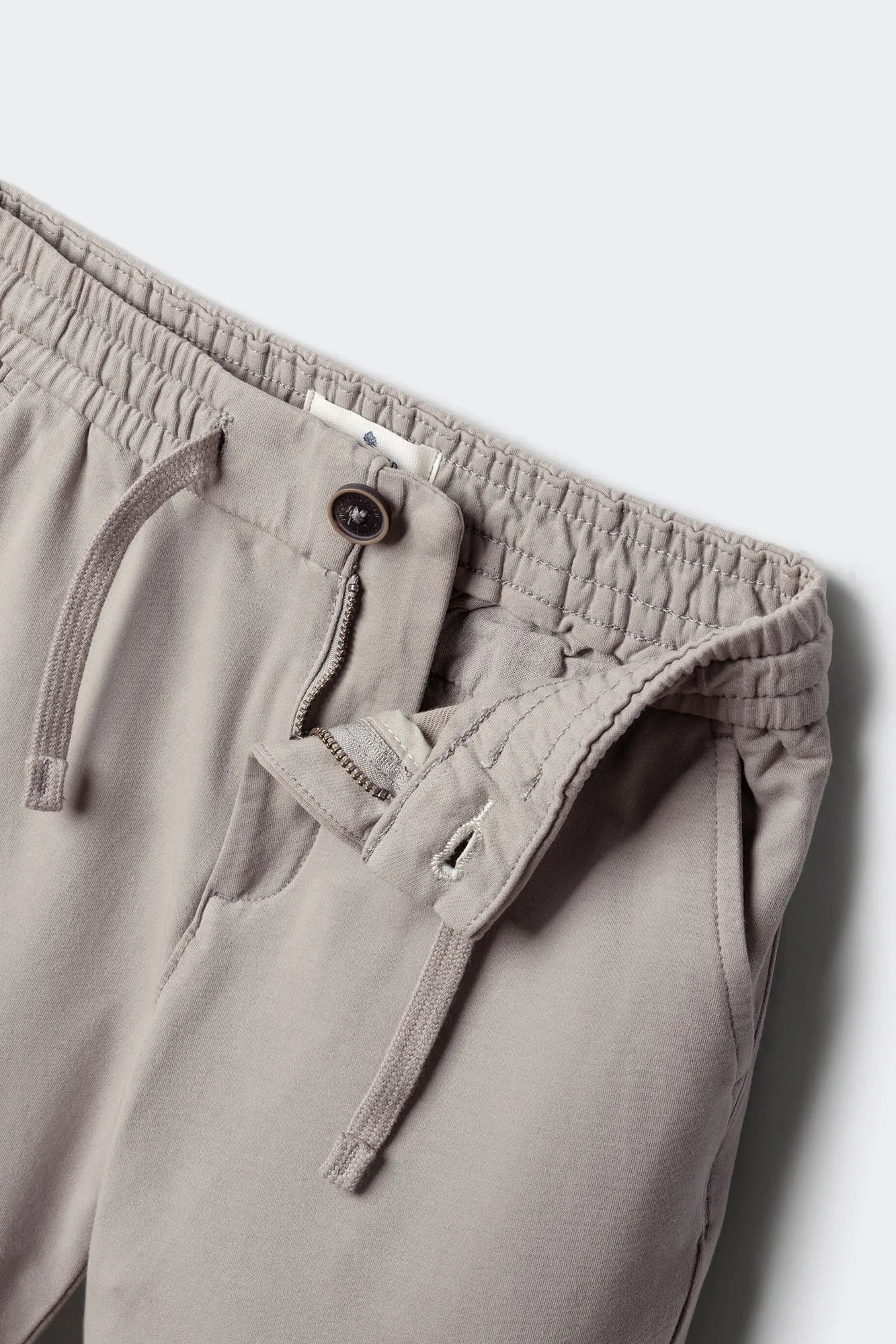 Springfield Gray Boys Comfort Knit Chinos SKU: 8903063_47 Image 03