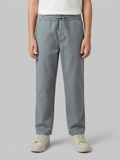 Springfield Blue Boys Comfort Knit Chinos SKU: 8903063_86 Image 00