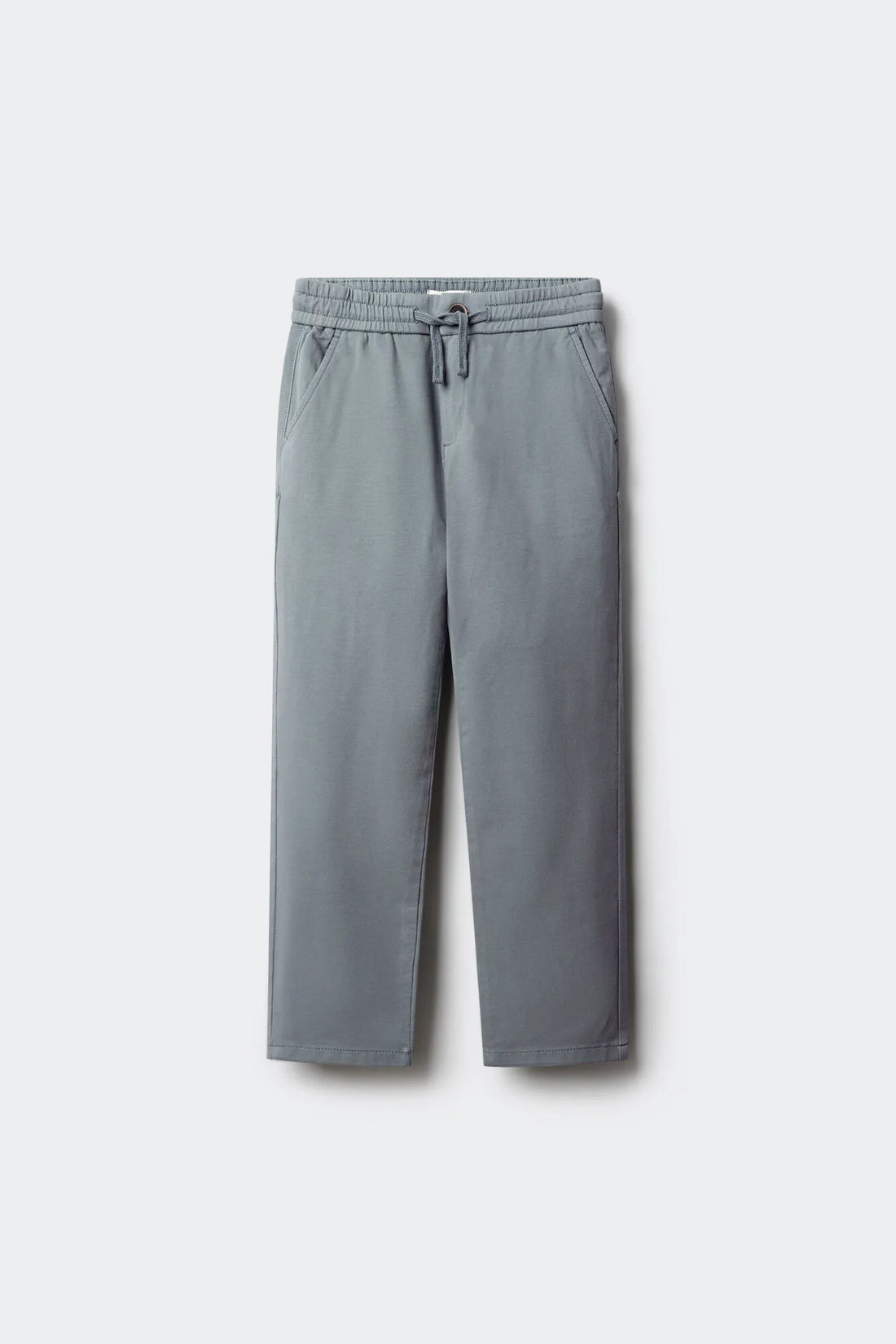 Springfield Blue Boys Comfort Knit Chinos SKU: 8903063_86 Image 01