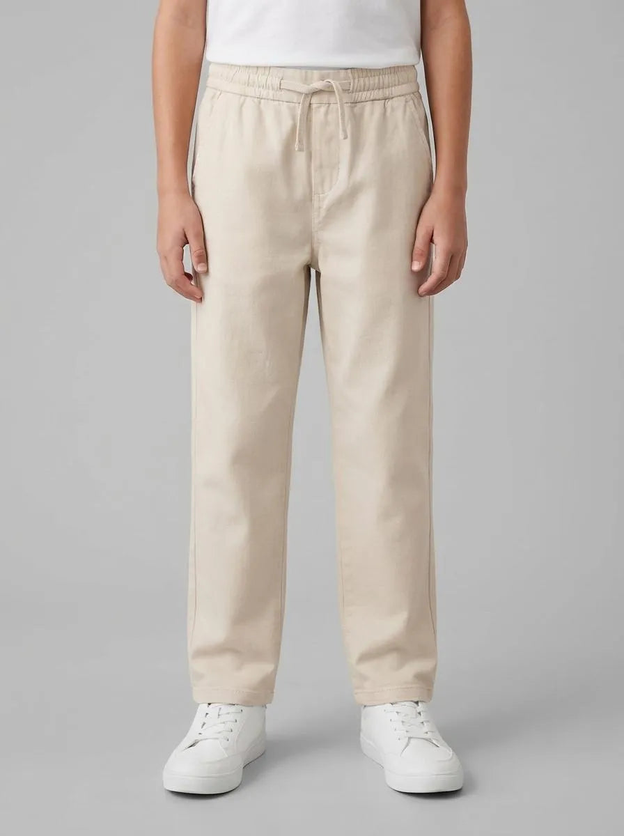 Springfield Khaki Boys Comfort Knit Chinos SKU: 8903063_95 Image 00