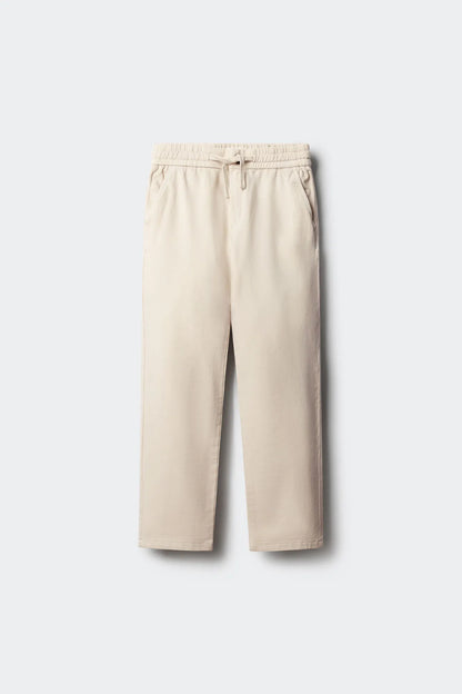 Springfield Khaki Boys Comfort Knit Chinos SKU: 8903063_95 Image 01