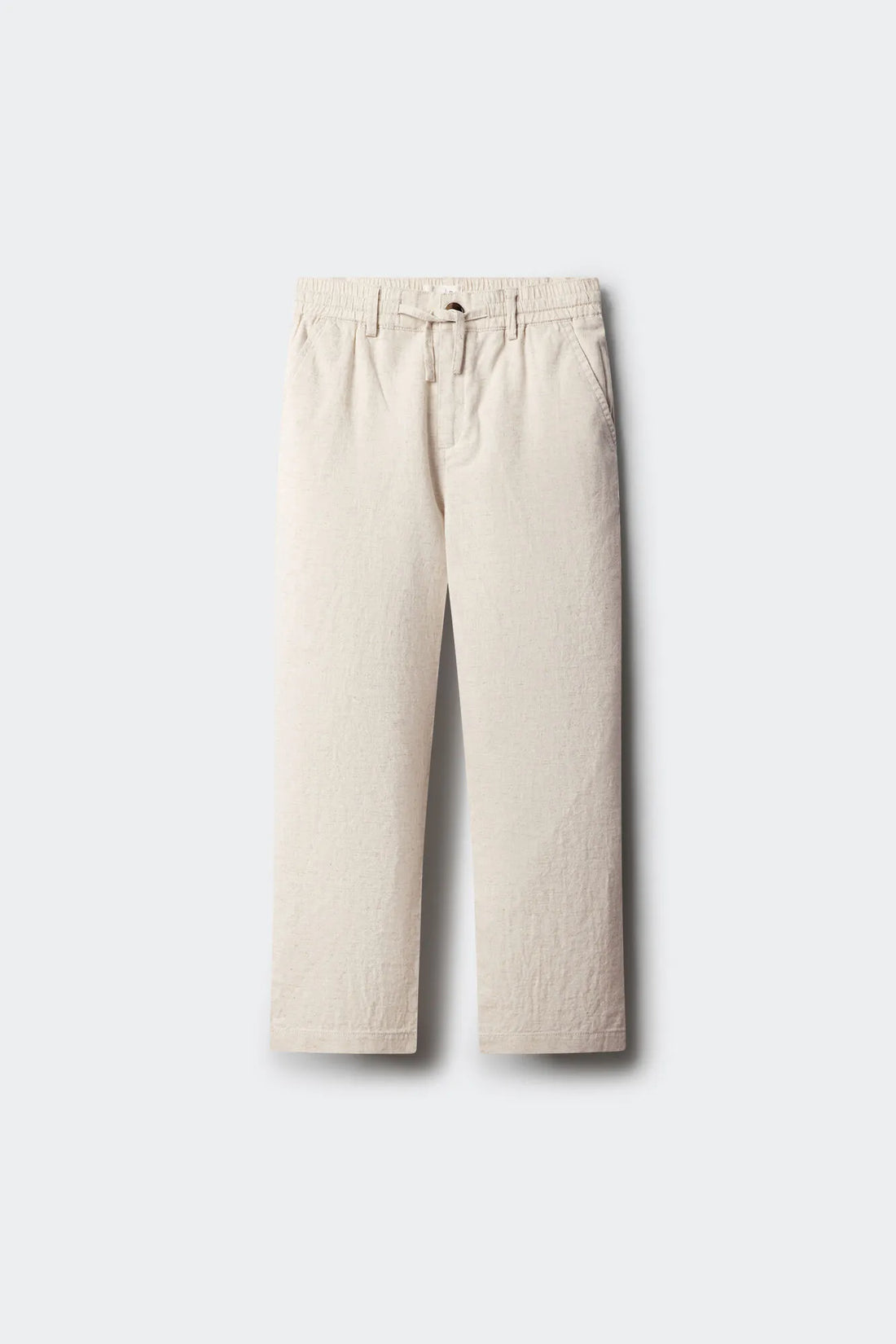 Springfield White Boys Linen Trousers SKU: 8903066_97 Image 01