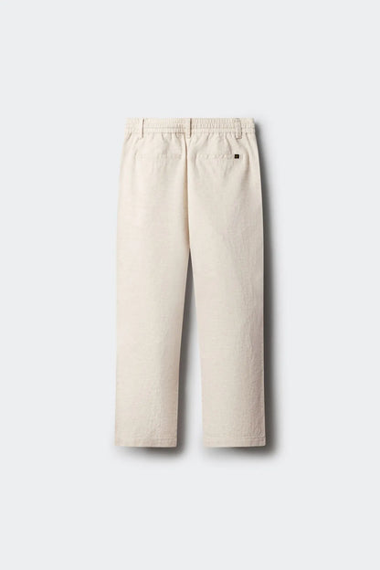 Springfield White Boys Linen Trousers SKU: 8903066_97 Image 02