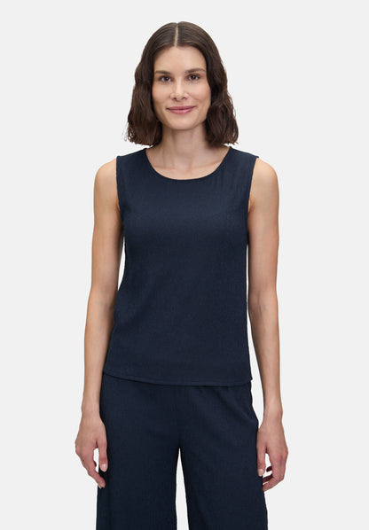 Betty Barclay_Dark Sky_Blouse Top with Structure_8905-1468_8345_01