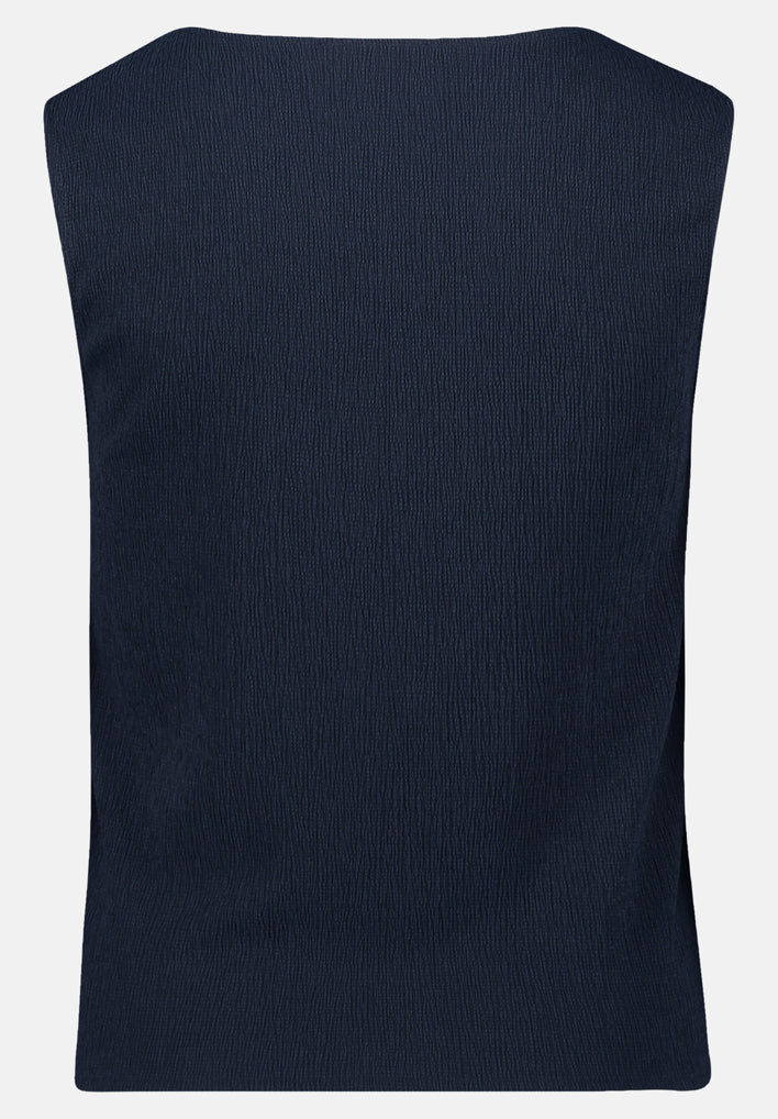 Betty Barclay_Dark Sky_Blouse Top with Structure_8905-1468_8345_05