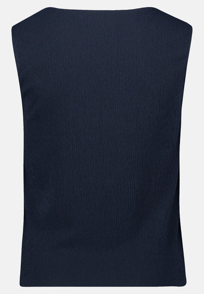 Betty Barclay_Dark Sky_Blouse Top with Structure_8905-1468_8345_05