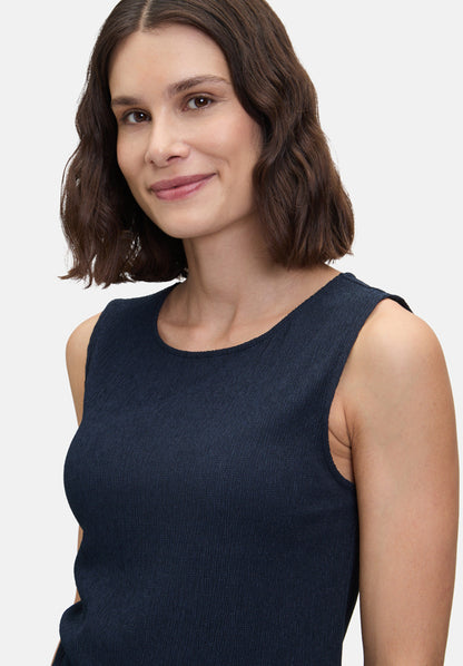 Betty Barclay_Dark Sky_Blouse Top with Structure_8905-1468_8345_06