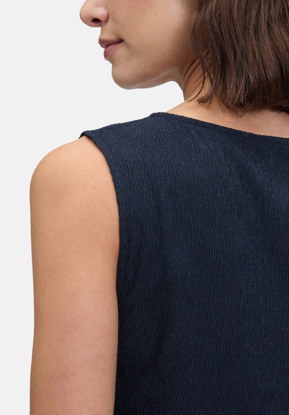 Betty Barclay_Dark Sky_Blouse Top with Structure_8905-1468_8345_07