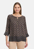 Betty Barclay_Black/Beige_Slip Blouse with Print_8906-1443_9875_01