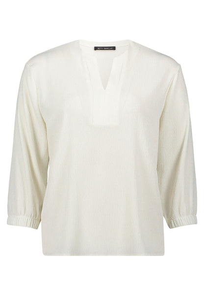 Betty Barclay_Offwhite_Slip Blouse with Structure_8909-1468_1014_06