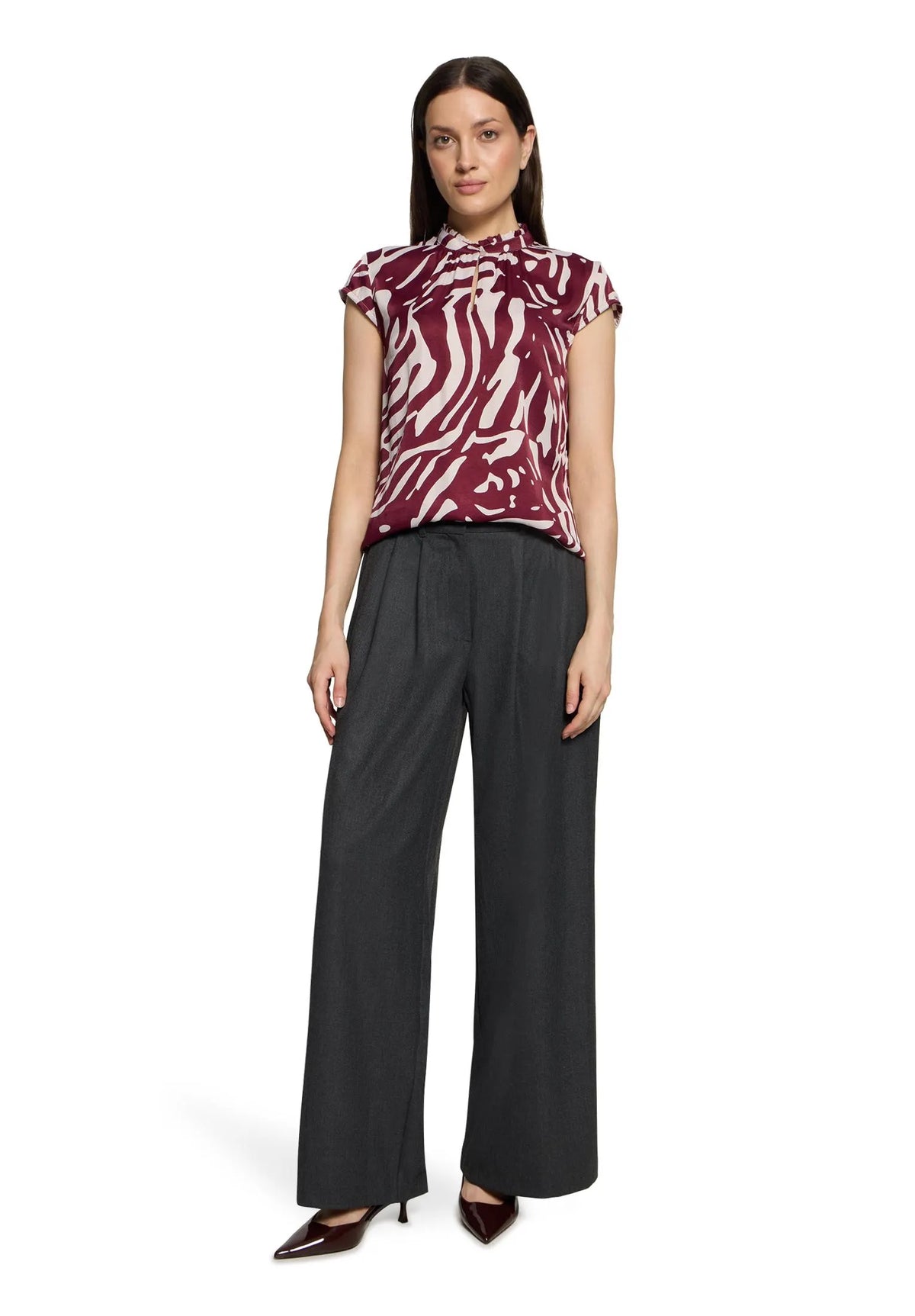Betty Barclay Nature/Dark Red Women Overblouse SKU: 8913-3228_1806 Image 02