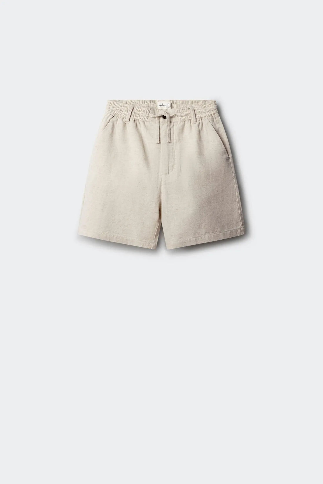 Springfield White Boys Linen Chinos Bermuda Shorts SKU: 8913001_97 Image 01