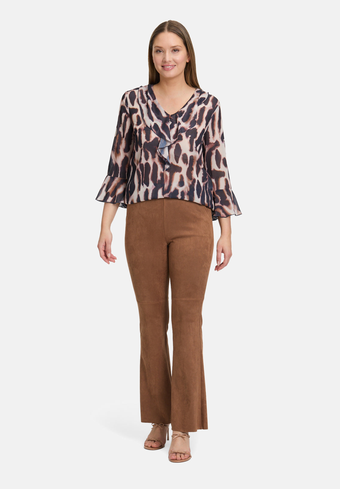 Betty Barclay_Dark Blue/RosŽ_Chiffon Blouse with Print_8915-1448_8847_03