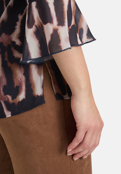 Betty Barclay_Dark Blue/RosŽ_Chiffon Blouse with Print_8915-1448_8847_08