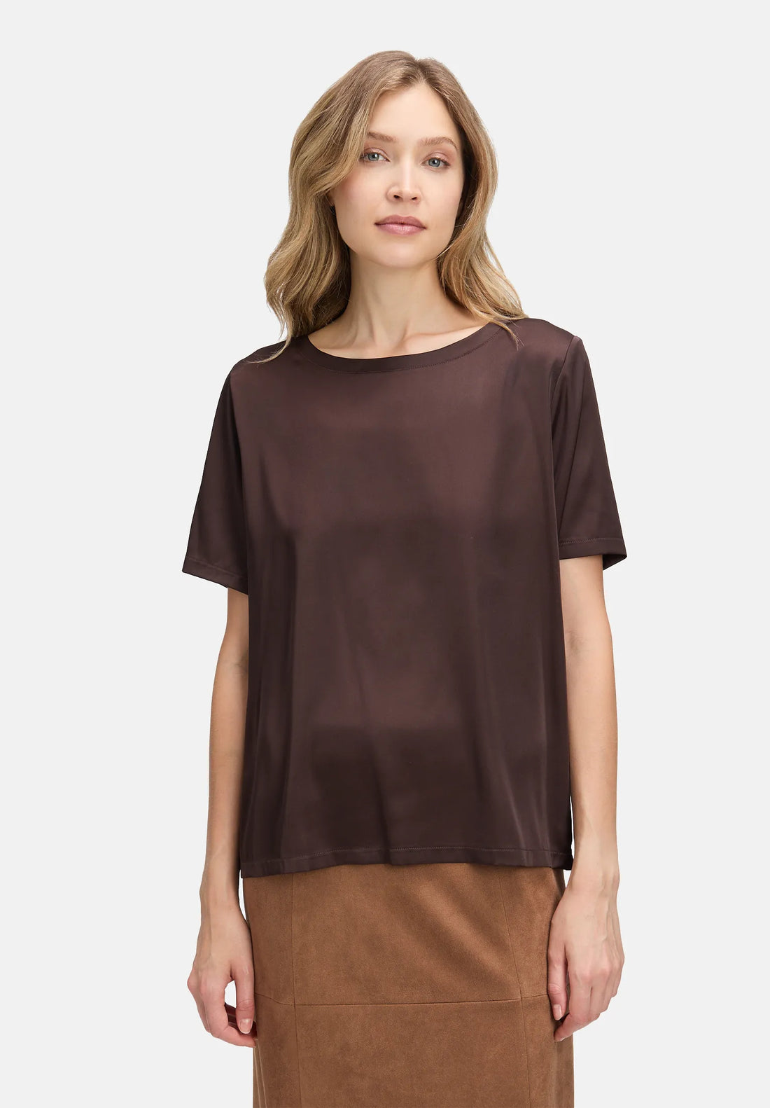 Betty Barclay_Light Maroon_Slip Blouse with Round Neck_8921-1038_7410_01