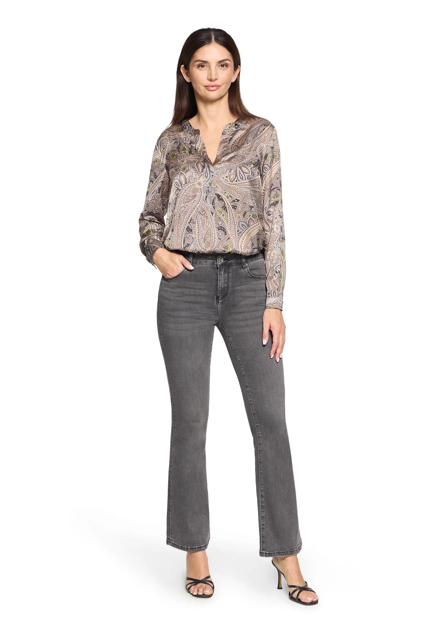 Betty Barclay_Grey/Beige_Long Blouse_8928-1626_9876_02