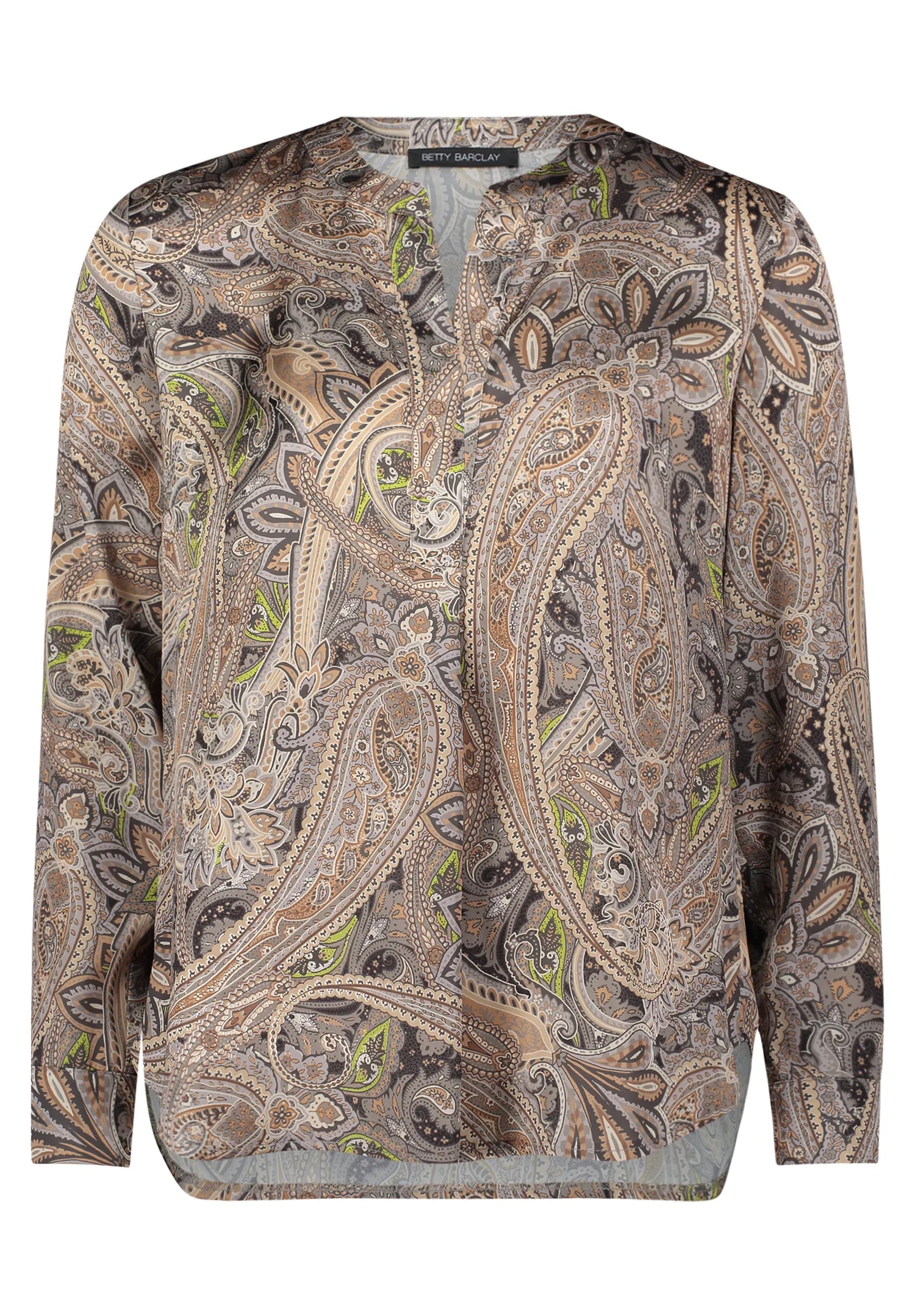 Betty Barclay_Grey/Beige_Long Blouse_8928-1626_9876_04